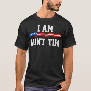Ik ben tante Tifa -Fascisme Protestactivist T-shirt