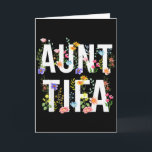 Ik ben tante Tifa-shirt tante Tifa grappige tante  Kaart<br><div class="desc">Ik ben tante Tifa-shirt tante Tifa grappige tante Tifa</div>