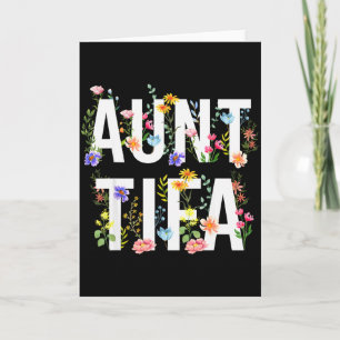 Ik ben tante Tifa T-shirt tante Tifa grappige tant Kaart