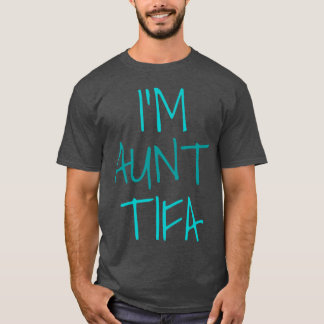 Ik ben tanteIFA moderne familie T-shirt