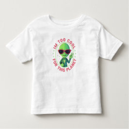 Ik ben te cool voor deze planeet kinder shirts