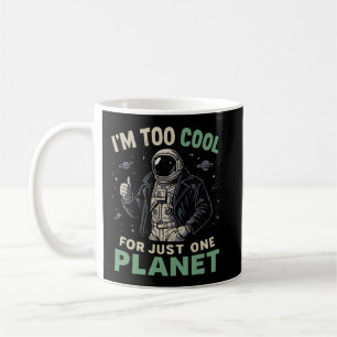 Ik ben te cool voor slechts één planeet koffiemok