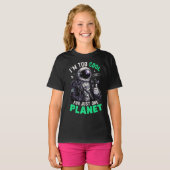 Ik ben te cool voor slechts één planeet t-shirt (Voorkant volledig)