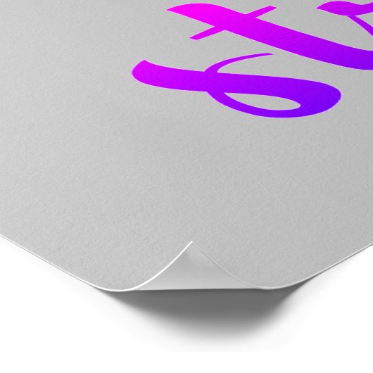 Ik ben te gezegend om gestresst te worden poster (Hoek)