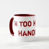 Ik ben te heet om aan te kunnen. Design van Ché De Mok (Voorkant links)