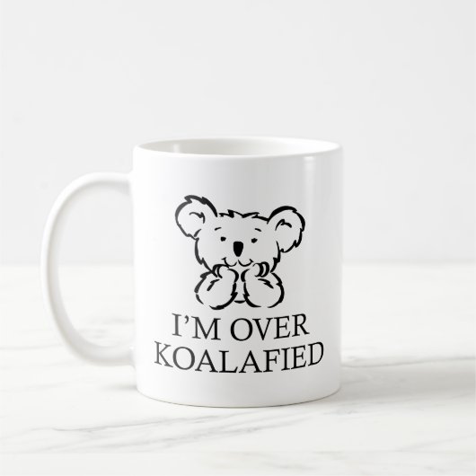 Ik ben te Koalagebruine koffiemok (Links)