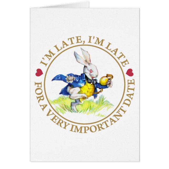 Ik ben te laat, ik ben te laat voor een heel belan (Voorkant)