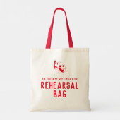 Ik ben te laat voor de repetitie. tote bag (Achterkant)