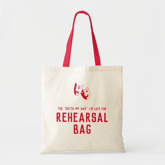 Ik ben te laat voor de repetitie. tote bag (Voorkant)