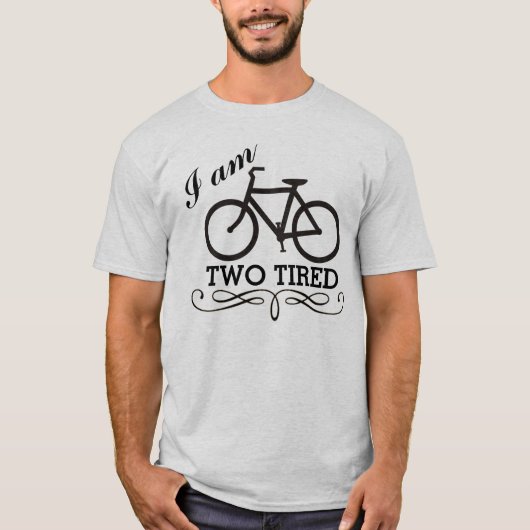 Ik Ben Te Moe Tweewieler T-shirt (Voorkant)