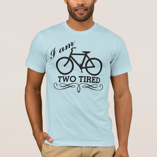 Ik Ben Te Moe Tweewieler T-shirt (Voorkant)