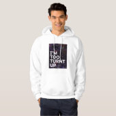 Ik ben te opgewonden hoodie (Voorkant volledig)