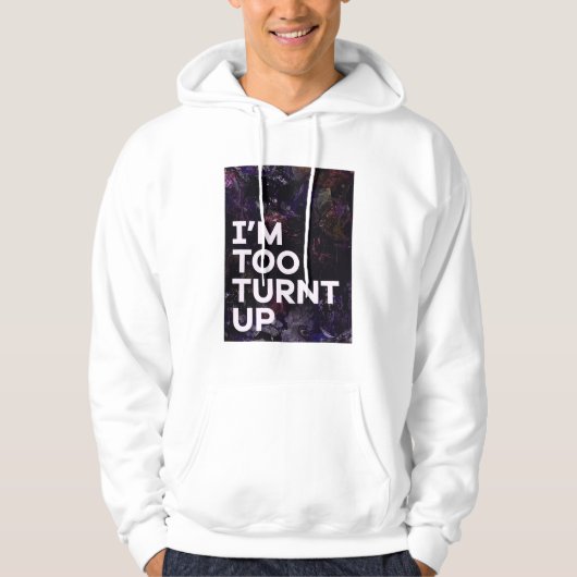 Ik ben te opgewonden hoodie (Voorkant)