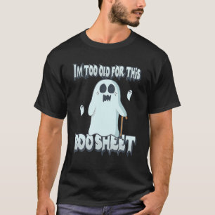 Ik ben te oud voor dit Boo-blad T-shirt
