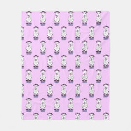 Ik ben te oud voor dit laken" Vrouw Halloween Ghos Fleece Deken