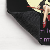 Ik ben te sexy voor mijn Broom Witch Moon Riding Muismat (Hoek)
