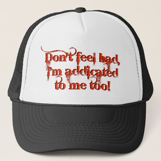 Ik ben te veel geneigd om te ontwerpen trucker pet (Voorkant)