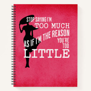 Ik ben te veel Notitieboek voor het Journaling