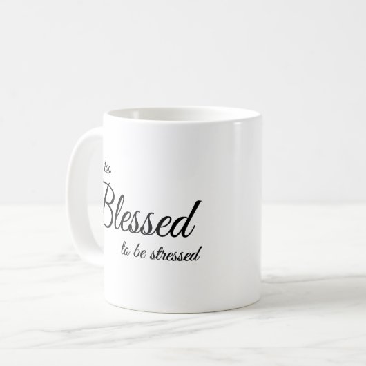 Ik ben te verbijsterd om een Mok van de stresskoff (Voorkant links)