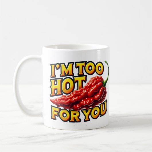 Ik ben te warm voor jou Mok (Links)