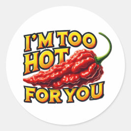 Ik ben te warm voor jou Stickers
