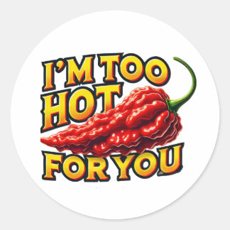 Ik ben te warm voor jou Stickers