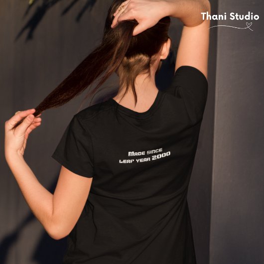 Ik ben technisch... jaren oud schrikkeljaar verjaa t-shirt