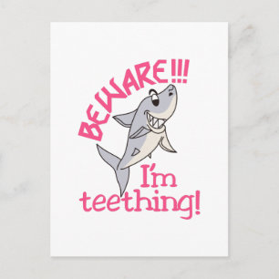 Ik ben Teething. Briefkaart