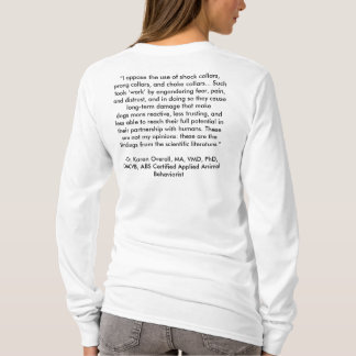 "Ik ben tegen het gebruik van schokhalzen, prong c T-shirt