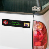 ik ben tegen premature pruimen bumpersticker (Op Truck)