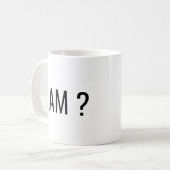 IK BEN Tekst Koffiemok (Voorkant links)