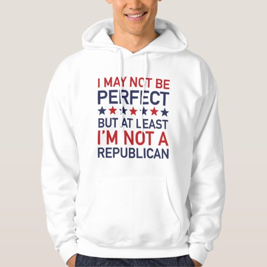 Ik ben tenminste geen Republikein Hoodie (Voorkant)