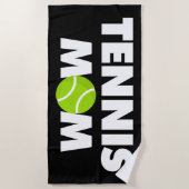 Ik ben Tennis Mam Strandlaken (Voorkant)