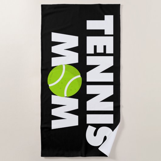 Ik ben Tennis Mam Strandlaken (Voorkant)