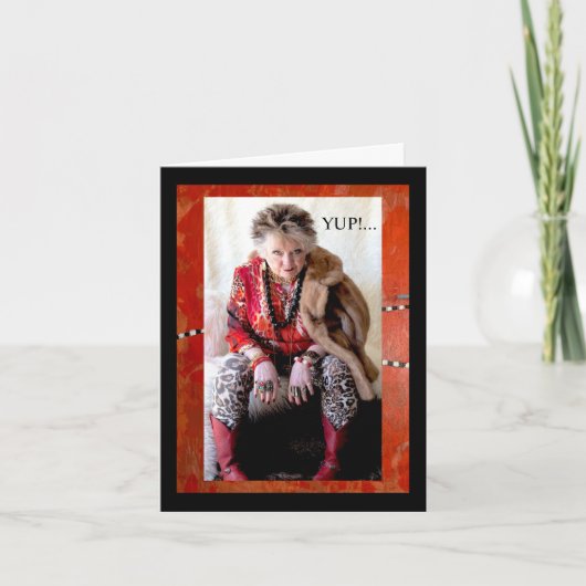 Ik ben tenslotte mijn moeder kaart (Voorkant)