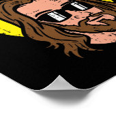 Ik ben terug Jezus Cool God Christus Religieuze Ch Poster (Hoek)