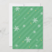 Ik ben terug kerst Elf Aankomst Brief Kaart (Achterkant)