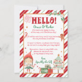 Ik ben terug Kerst Elf Meisje Personaliseren & Pri Kaart (Voorkant)