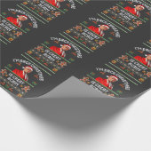 Ik ben terug, Kerstmis is weer geweldig Trump verk Cadeaupapier (Hoek)