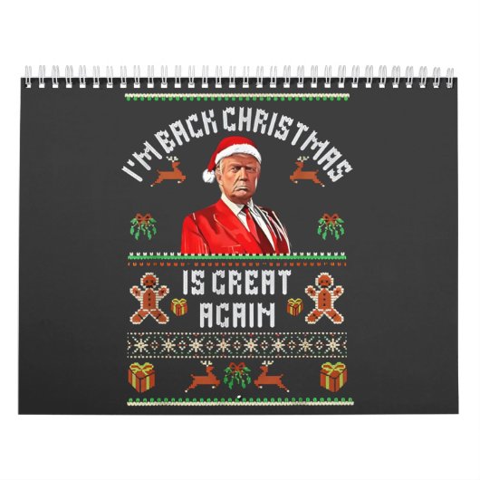 Ik ben terug, Kerstmis is weer geweldig Trump verk Kalender (Hoes)
