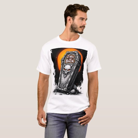 Ik ben terug met t-shirt (Voorkant volledig)