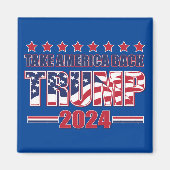 Ik ben terug Trump 2024 Magneet (Voorkant)