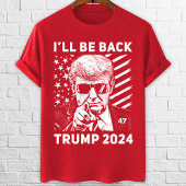 Ik ben terug Trump 2024 verkiezing pro Trump T-shirt