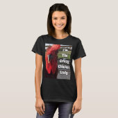 Ik ben The Crazy Chicken Lady T-shirt (Voorkant volledig)