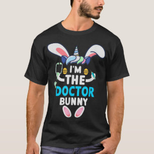 Ik ben The Doctor Bunny Matching Family Easter Par T-shirt