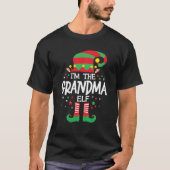 Ik ben The Grandma Elf Family Group Matching Chris T-shirt (Voorkant)