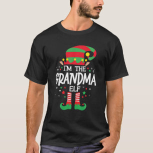Ik ben The Grandma Elf Family Group Matching Chris T-shirt