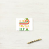 Ik ben The Postal Elf Matching Group Kerstparty Post-it® Notes (Op bureau)