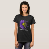 Ik ben The Storm Fibromyalgia Warrior T-shirt (Voorkant volledig)