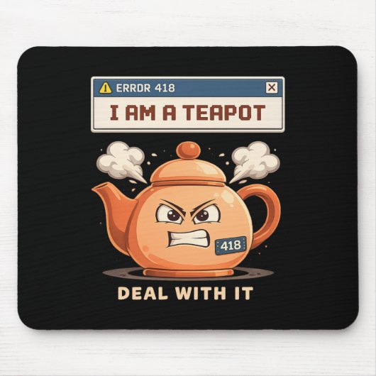 Ik ben theepot muismat (Voorkant)